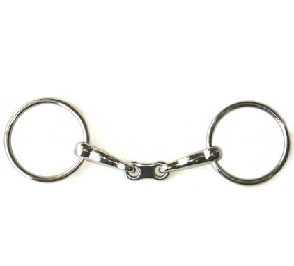 John Patterson French Mouth Loose Ring Snaffle - 4'', 4.5''