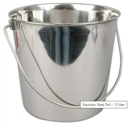 Stainless Steel Pail - 13 liter